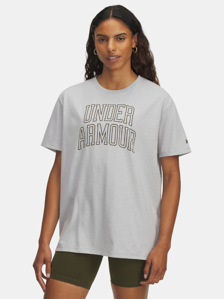 Under Armour Dámske tričko Under Armour Rival OS Campus Tee-GRY