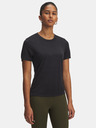 Under Armour Dámske tričko Under Armour UA Launch Jacquard SS-BLK