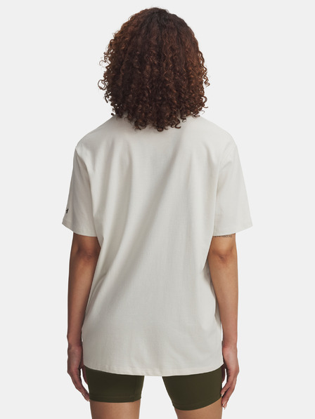 Under Armour Dámske tričko Under Armour Rival OS Campus Tee-WHT