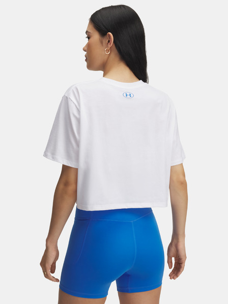Under Armour Dámske tričko Under Armour UA Varsity OS SS-WHT