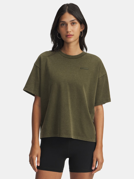 Under Armour Dámske tričko Under Armour UA HWT Boxy Wash SS-GRN