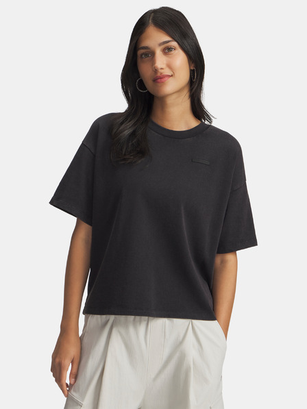Under Armour Dámske tričko Under Armour UA HWT Boxy Wash SS-BLK
