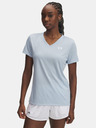 Under Armour Dámske tričko Under Armour Tech SSV- Solid-BLU