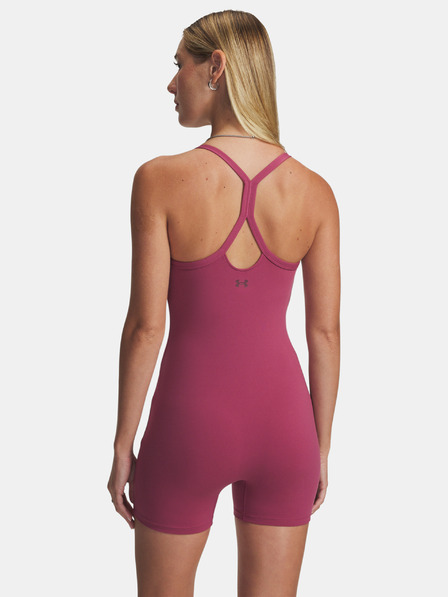 Under Armour Dámske body Under Armour Motion Shorts Bodysuit-RED