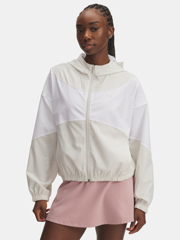 Under Armour Dámska bunda Under Armour UA Rival Woven Jkt HD-WHT
