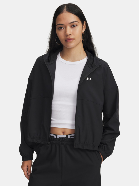 Under Armour Dámska bunda Under Armour UA Rival Woven Jkt HD-BLK