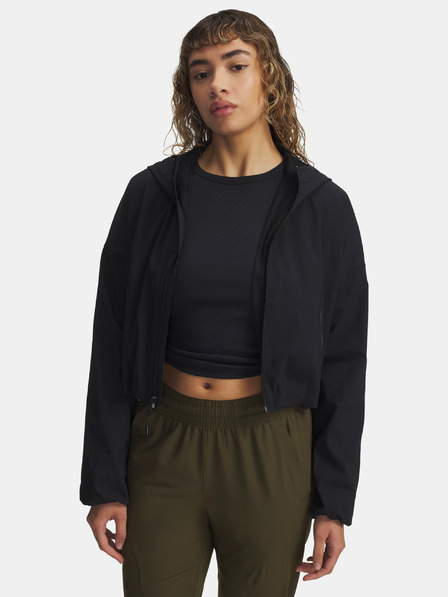 Under Armour Dámska bunda Under Armour Unstoppable Woven Rstop LS-BLK