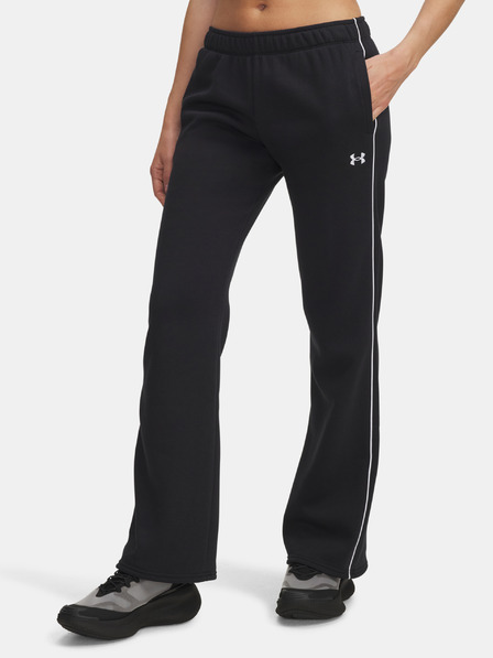 Under Armour Dámske športové nohavice Under Armour UA Rival Flc Piped Pant-BLK