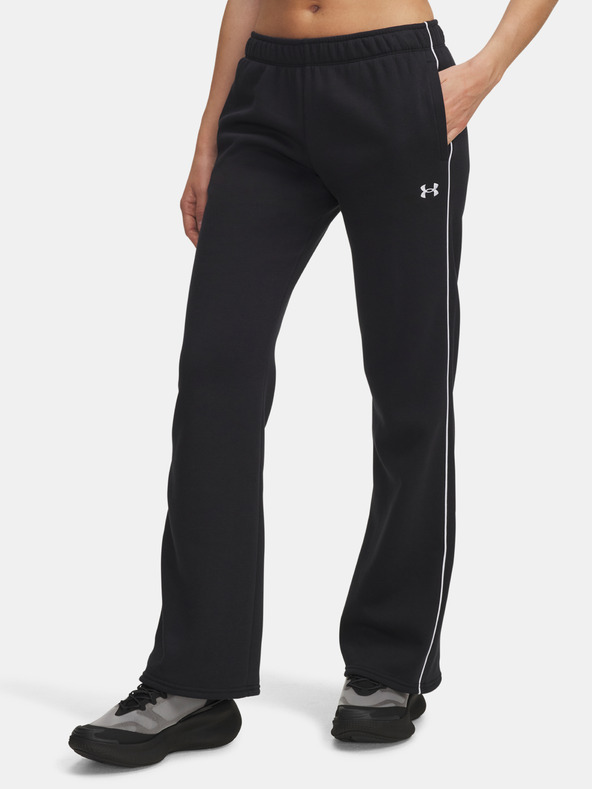 Under Armour Dámske športové nohavice Under Armour UA Rival Flc Piped Pant-BLK