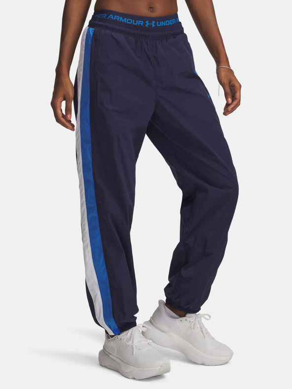 Under Armour Dámske športové nohavice Under Armour UA Icon Crinkle Pant-BLU