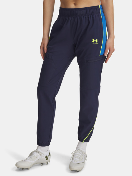 Under Armour Dámske športové nohavice Under Armour UA W Challenger Warmup Pants-BLU