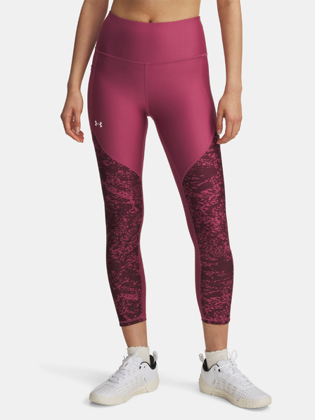 Under Armour Dámske legíny Under Armour Tech Print Panel Ankle Leg-RED