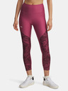 Under Armour Dámske legíny Under Armour Tech Print Panel Ankle Leg-RED
