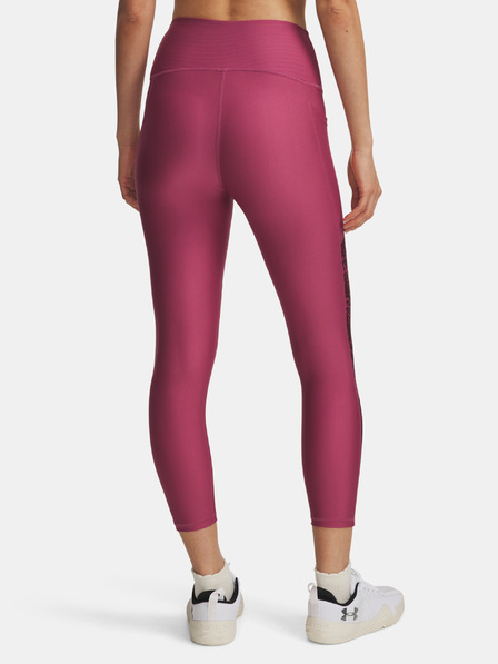 Under Armour Dámske legíny Under Armour Tech Print Panel Ankle Leg-RED
