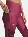 Under Armour Dámske legíny Under Armour Tech Print Panel Ankle Leg-RED