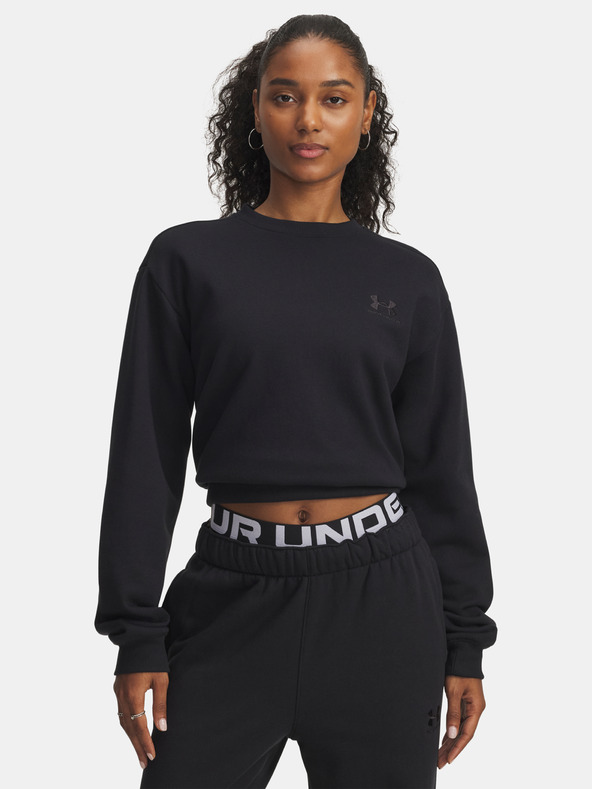 Under Armour Dámska mikina Under Armour UA Icon Vida Flc Crew-BLK