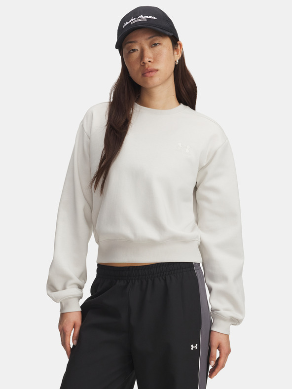 Under Armour Dámska mikina Under Armour UA Icon Vida Flc Crew-WHT