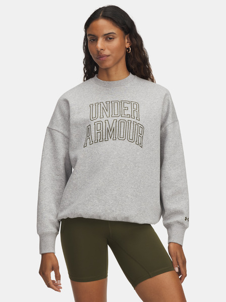 Under Armour Dámska mikina Under Armour Rival Flc OS Varsity Crew-GRY