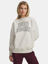 Under Armour Dámska mikina Under Armour Rival Flc OS Varsity Crew-WHT