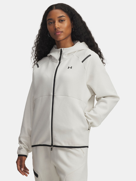 Under Armour Dámska mikina Under Armour Unstoppable Fleece FZ-WHT