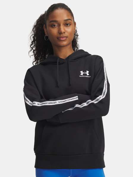 Under Armour Dámska mikina Under Armour Icon Fleece Taped Hdy-BLK