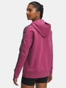 Under Armour Dámska mikina Under Armour Icon Fleece Taped Hdy-RED