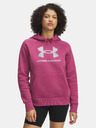 Under Armour Dámska mikina Under Armour UA Rival Flc Shimmer Hdy-RED