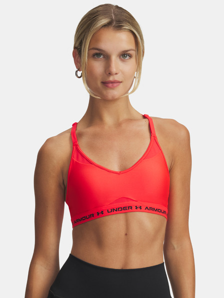 Under Armour Dámska podprsenka Under Armour UA Crossback Low Bra-RED