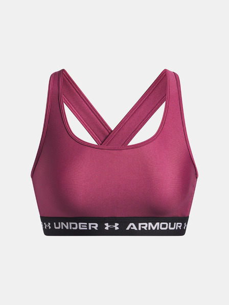 Under Armour Dámska podprsenka Under Armour Crossback Mid Bra-RED