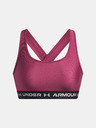 Under Armour Dámska podprsenka Under Armour Crossback Mid Bra-RED