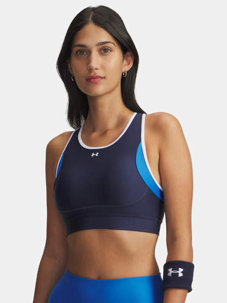Under Armour Dámska podprsenka Under Armour UA Crossback Mid Open Back-BLU
