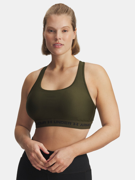 Under Armour Dámska podprsenka Under Armour Crossback Mid Bra-GRN