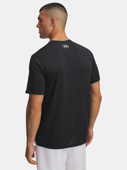 Under Armour Pánske tričko Under Armour UA Tech Vent Jacquard SS-BLK