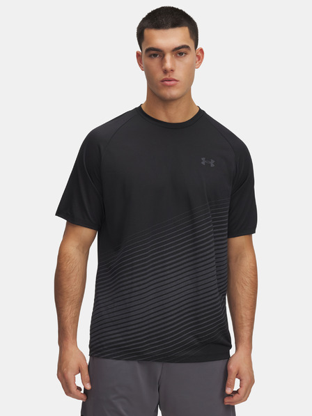 Under Armour Pánske tričko Under Armour UA Tech Fade SS-BLK