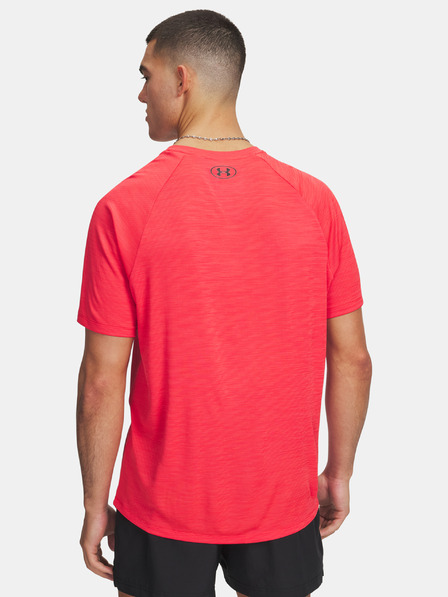 Under Armour Pánske tričko Under Armour UA Tech Textured SS-RED