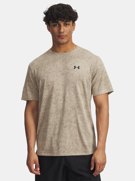 Under Armour Pánske tričko Under Armour UA Tech Tee Pixelate-BRN
