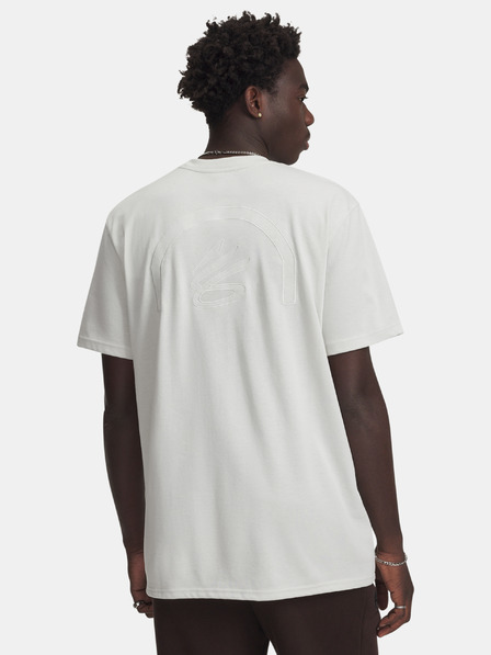 Under Armour Pánske tričko Under Armour Curry Verbiage Tee 2-WHT