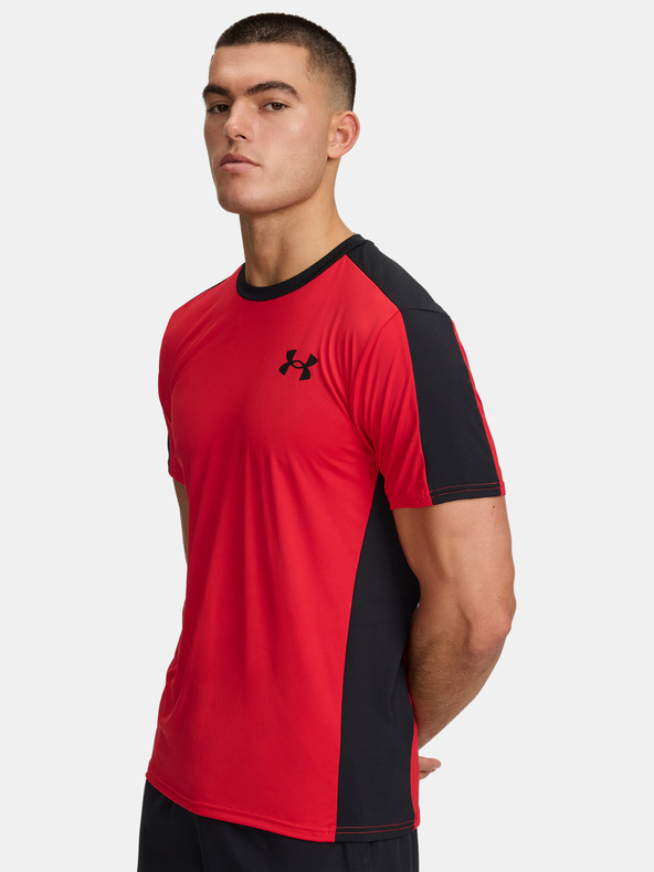 Under Armour Pánske tričko Under Armour UA HG Wordmark SS-RED