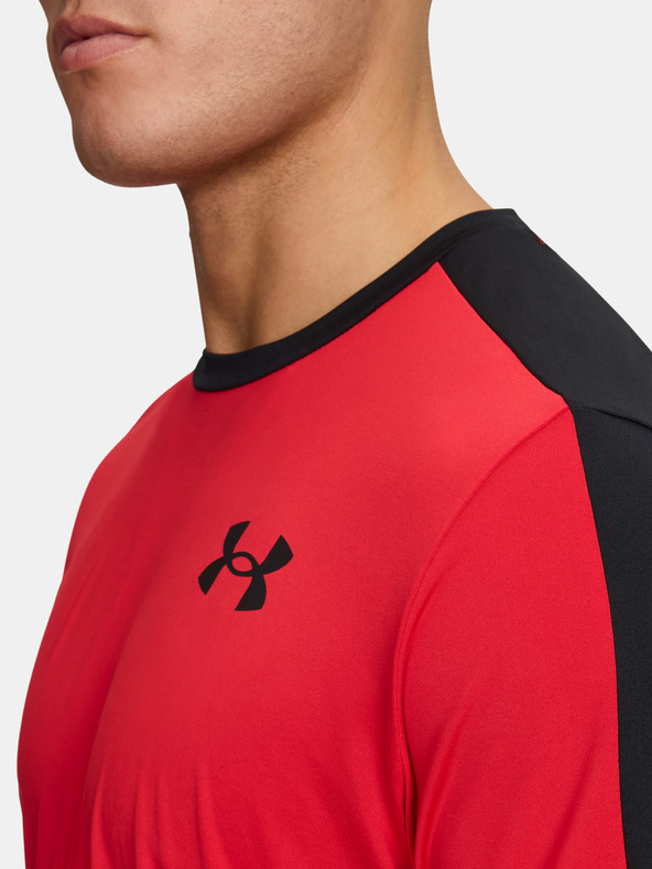 Under Armour Pánske tričko Under Armour UA HG Wordmark SS-RED