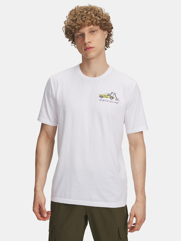 Under Armour Pánske tričko Under Armour UA 60/40S BODY SHOP SS-WHT