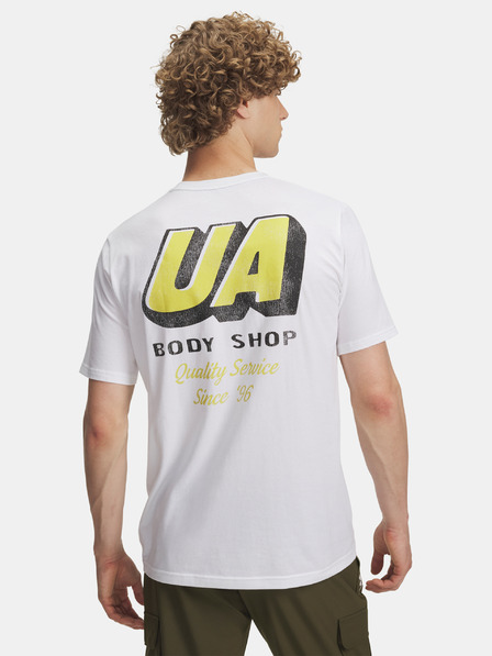 Under Armour Pánske tričko Under Armour UA 60/40S BODY SHOP SS-WHT