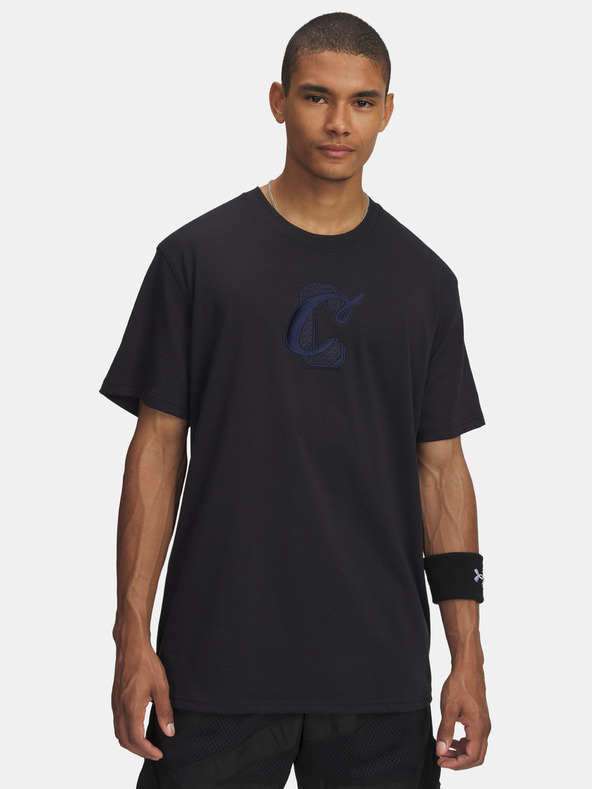 Under Armour Pánske tričko Under Armour Curry Verbiage Tee 1-BLK