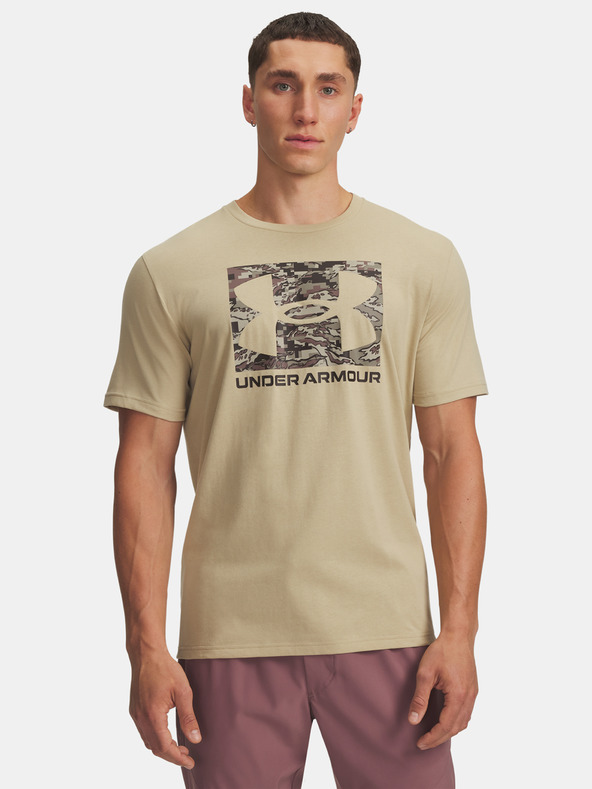 Under Armour Pánske tričko Under Armour UA ABC CAMO BOXED LOGO SS-BRN