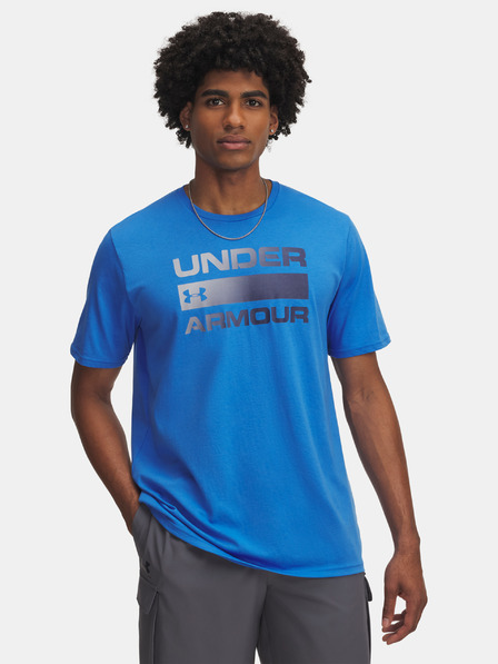 Under Armour Pánske tričko Under Armour UA TEAM ISSUE WORDMARK SS-BLU