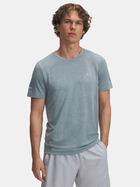 Under Armour Pánske tričko Under Armour UA SEAMLESS STRIDE SS-GRN