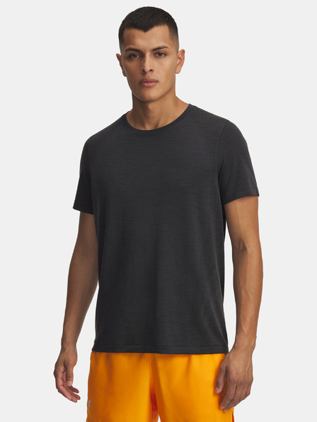 Under Armour Pánske tričko Under Armour UA Trail Run Wool SS-BLK