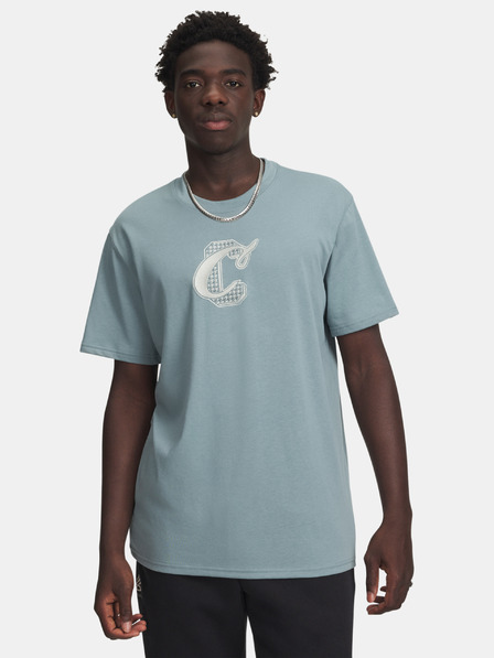 Under Armour Pánske tričko Under Armour Curry Verbiage Tee 1-GRN