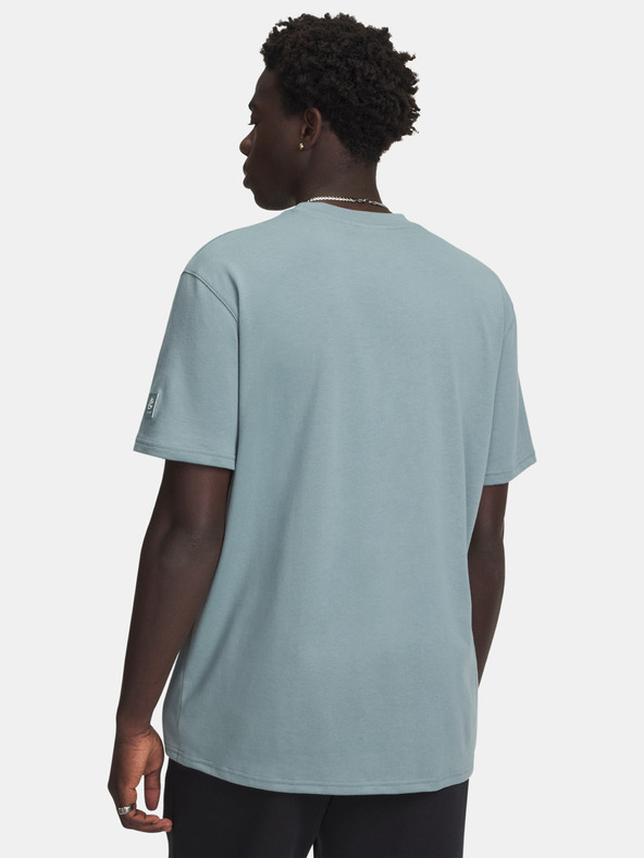 Under Armour Pánske tričko Under Armour Curry Verbiage Tee 1-GRN