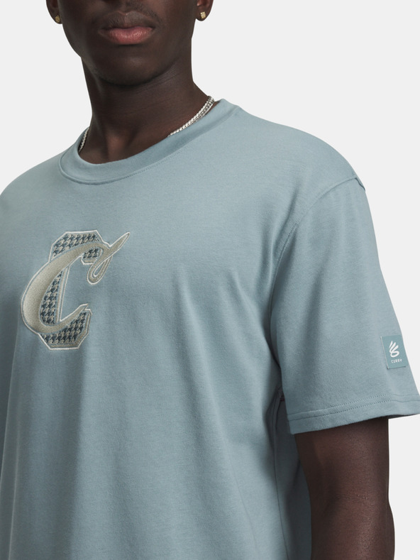 Under Armour Pánske tričko Under Armour Curry Verbiage Tee 1-GRN