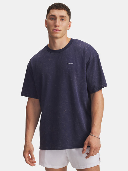 Under Armour Pánske tričko Under Armour UA M HW OS LOGO WASH SS-BLU